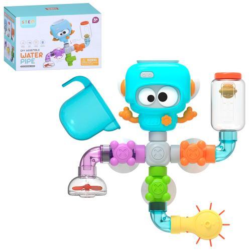 Гра для купання водоспад, робот, ковшик, присоски, в кор. 19,5*13,5*11,5см (24шт), фото 1