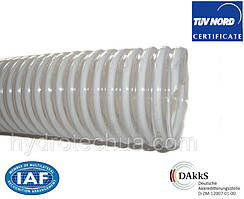 ПВХ рукав 102 мм напірно-всмоктуючий Plexiflex харчовий