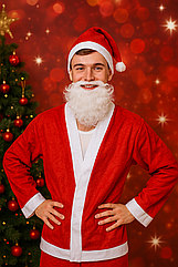 Костюм діда морозу Дорослий фетр