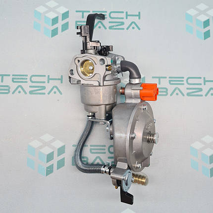 Карбюратор і редуктор для генераторів газ/бензин до 5кВт SPD (в зборі), фото 1