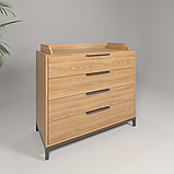 Дровер "Лофт" на 4 ящика з натурального дерева для ресторанів, фото 3