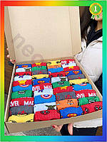 NS Великий мега бокс Neo Lux чоловічих високих шкарпеток Герої Marvel 40 пар для чоловіків літні шкарп 25Neo-ss