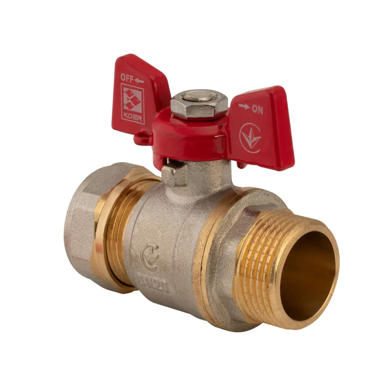 Кран кульовий Koer Wing 20x3/4M (KR.351) (LL1659), фото 1