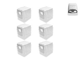 Комплект із 6 високоякісних мішків для пилозбірника, сумісних з роботами-пилососами DJI ROMO P DJI РОМО П / DJI РОМО П, DJI ROMO