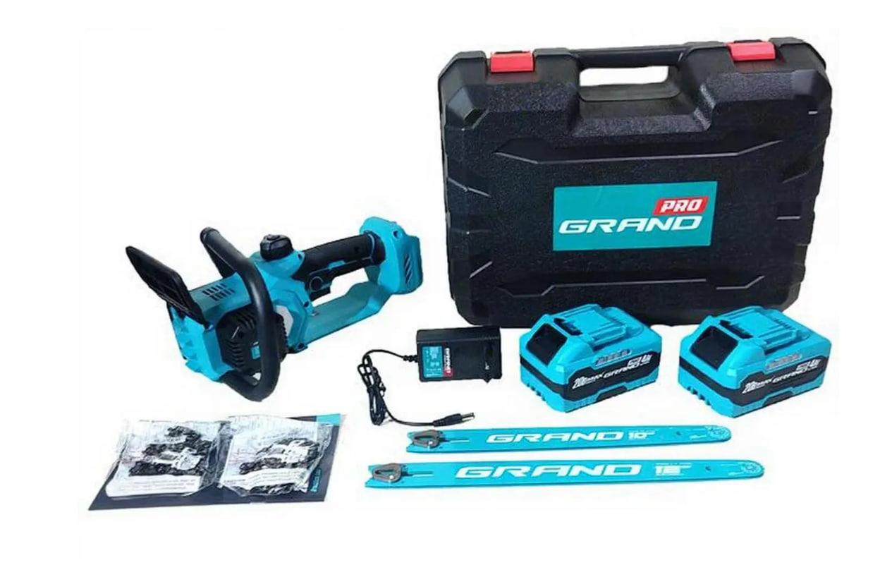 Ручна акумуляторна пила для порізування гілок GRAND АПЦ-20А/12-4 Акумуляторні ланцюгові пили, фото 1