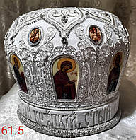 Митра оксамитова з ювелірним оздобленням, 61,5