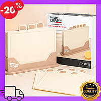 PG Кухонний набір обробних best quality дощок Zepline 5 штук з підставкою для м'яса риби овочів та хлі Elite25