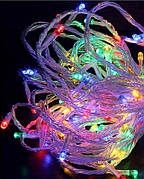 Електрична гірлянда Водоспад 3х3м різдвяна LED-штора 480 світлодіодів Новорічна гірлянда для декору Кольорова