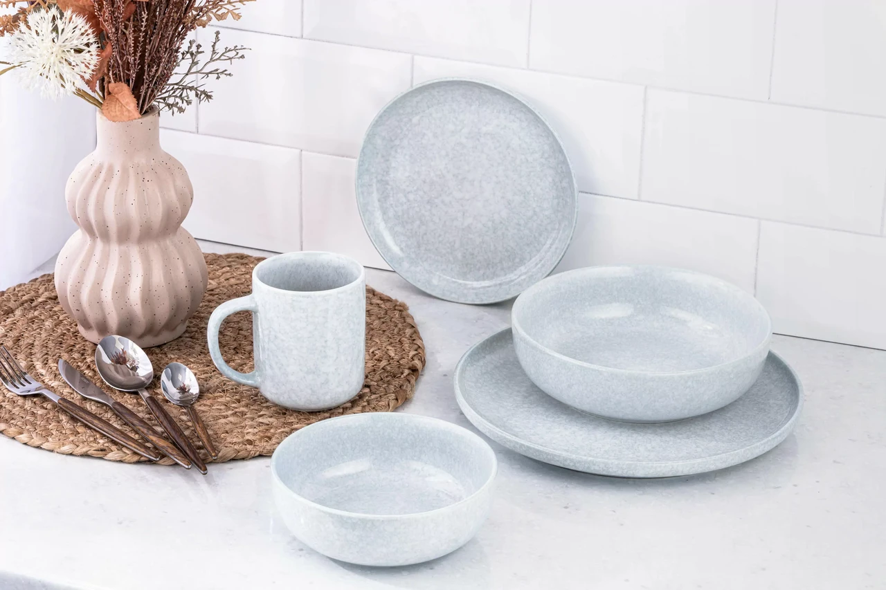 Сервіз Ardesto Loreto, порцеляна , блакитний 26 предметів, фото 1