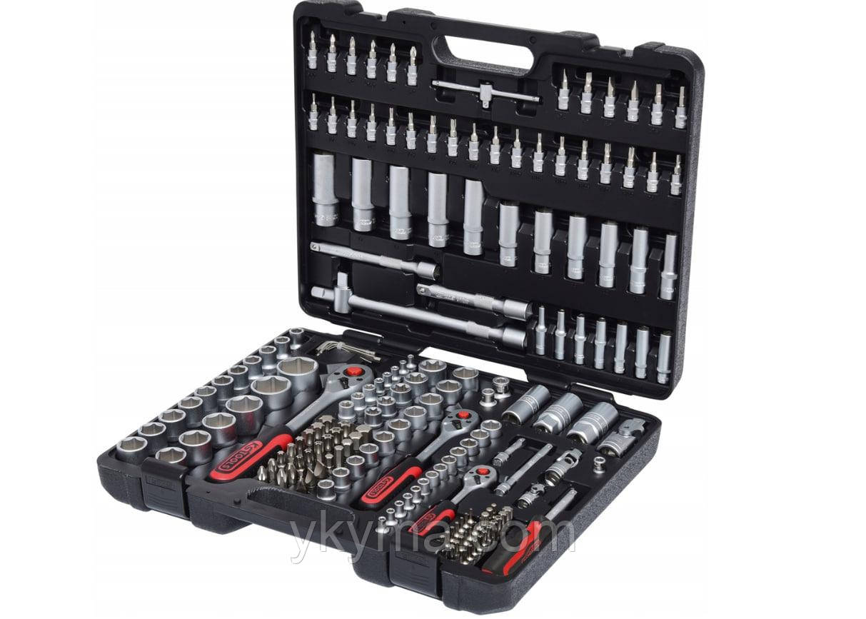 Набір інструментів KS Tools 176 одиниць, хром-ванадієва сталь в кейсі, фото 1