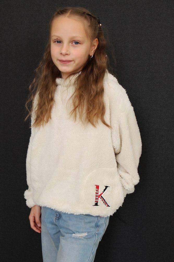 Дитяче Худі унісекс "Тедді" молоко, фото 1