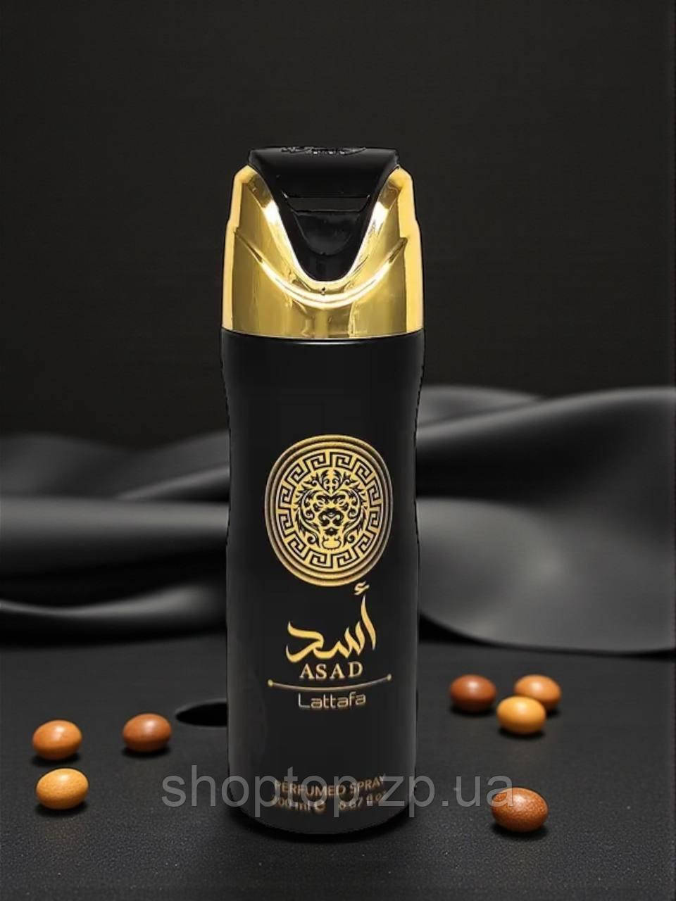 Парфумований дезодорант Lattafa Perfumes чоловічий Asad 200мл., фото 1