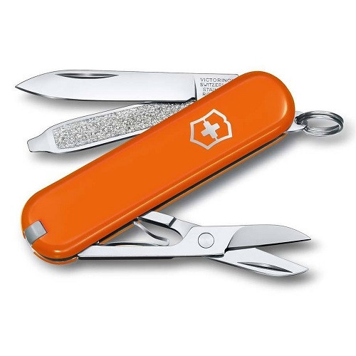 Ніж Victorinox Classic SD Colors Mango Tango 58 мм/7 Предм/Orange, фото 1