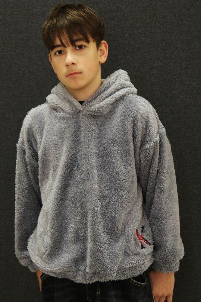 Дитяче Худі унісекс "Тедді" сірий, фото 1