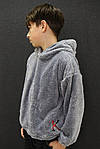 Дитяче Худі унісекс "Тедді" сірий, фото 4