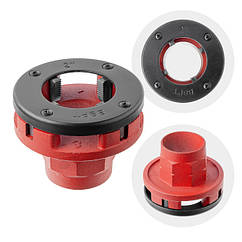 Набір плашок трубних 2шт для нарізки різьблення INTERTOOL SD-8002