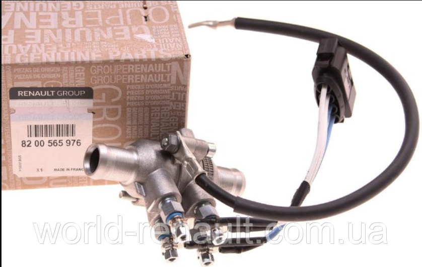 Renault (Original) 8200565976 — Фланець системи охолодження зі свічками на Рено Меган 3 K9K 1,5dci