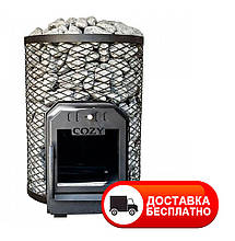 COZY 18 піч для лазні та сауни дров'яна з виносом O-TW товщина металу 5 мм