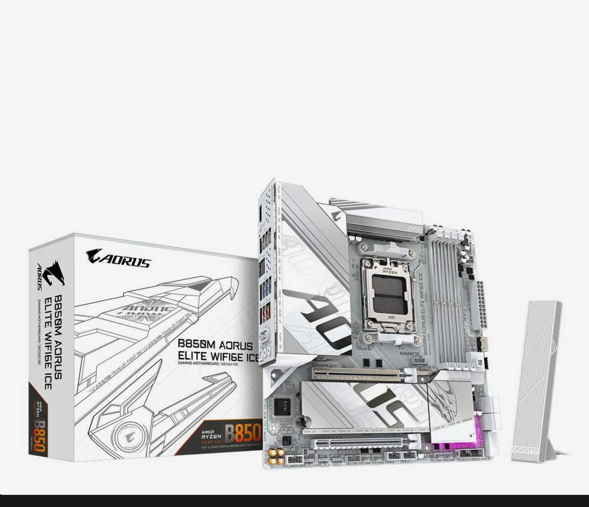 Материнська плата GIGABYTE B850M AORUS ELITE WIFI6E