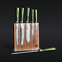 HexClad Damascus набор профессиональных ножей (7 предметов)