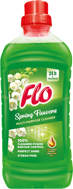 Засіб для прибирання підлоги Spring Flowers Multi-Purpose Cleaner 1.5 л, Flo, Арт.68133