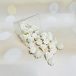 Цукрова прикраса для кондитерських воробів "Мікро-безе" Біле 40г