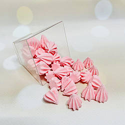 Цукрова прикраса для кондитерських воробів "Мікро-безе" Рожеве 40г