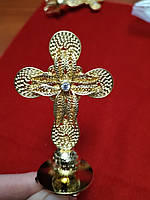 Хрест для митри з позолотою ручної роботи