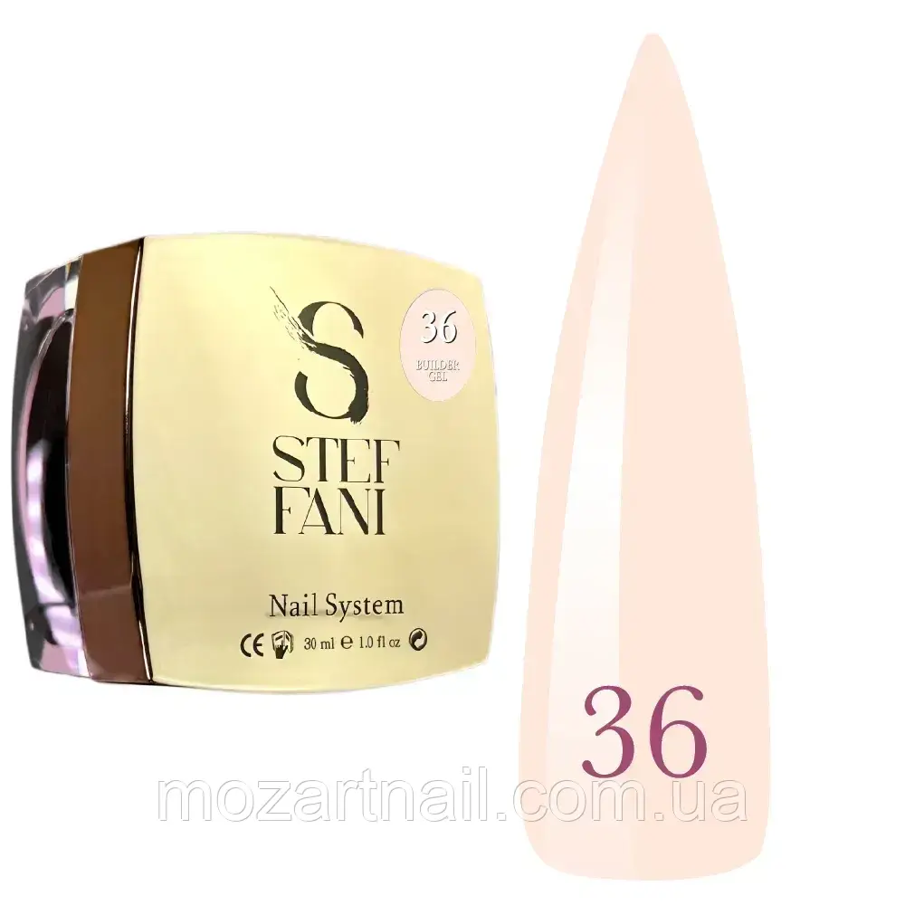 Гель для моделювання Steffani Builder Gel Gel 36 (бежевий), 30ml