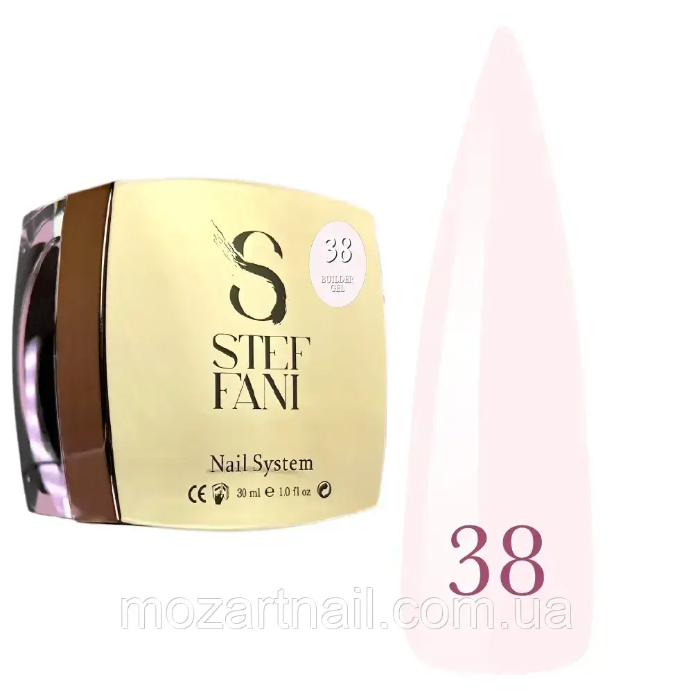 Гель для моделювання Steffani Builder Gel Gel 38 (кава з молоком), 30ml, 30ml