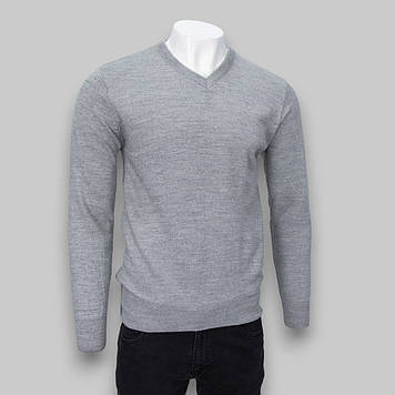 Светр чоловічий Reymo 6000 K.GRI 40% шерсть 30% акрил 20% поліестер 10% еластан L(Р)