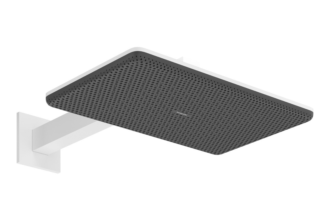 Верхній душ Raindance Alive Q 340/210 2jet з тримачем Matt White (24550700)