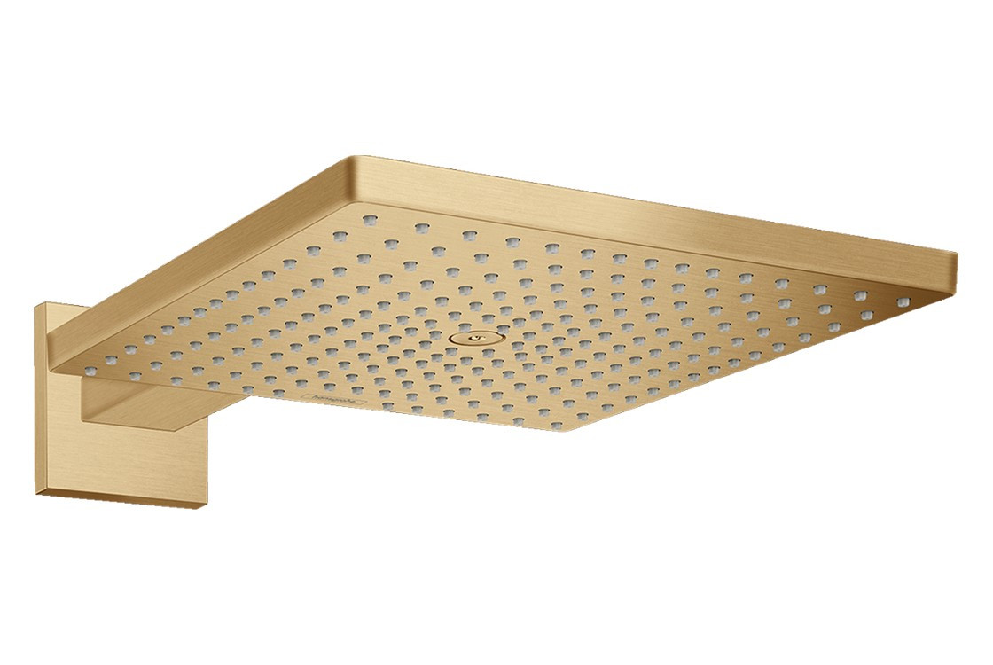 Верхній душ Raindance Select E 300 1jet Air з тримачем 390 мм, EcoSmart 9 l/min Brushed Bronze (26239140)