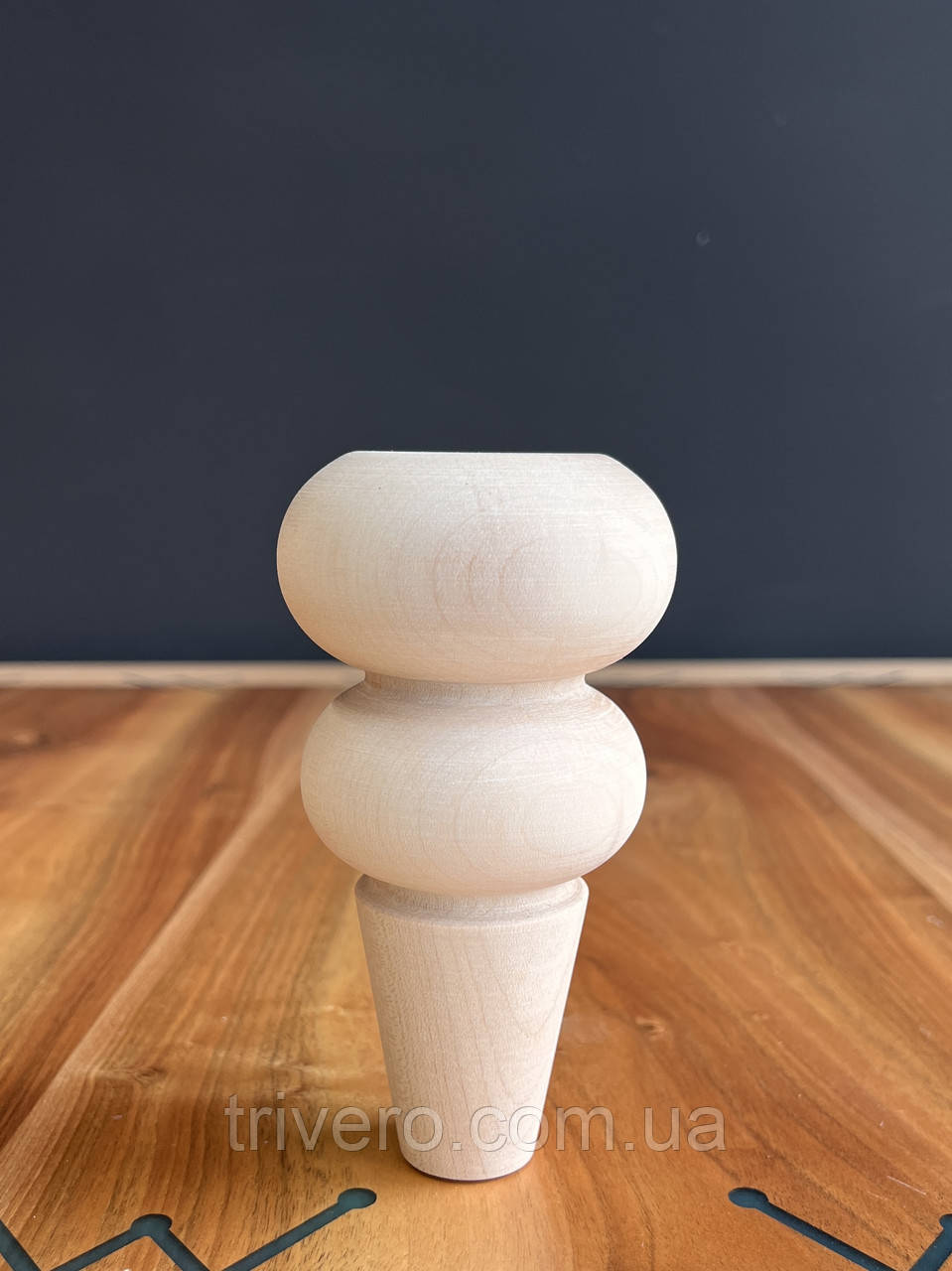 Меблеві ніжки і опори для банкетки з дерева H.150 D.80 / Ніжка-103, фото 1