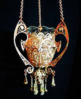 Оздоблення для лампади мідь+позолота