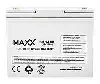 Гелевий акумулятор DEEP CYCLE MAXX 80 А·год 12 В 4SUN, фото 3