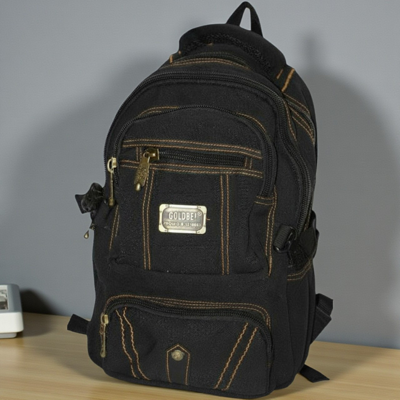 Рюкзак міський Gold Be, спортивний, молодіжний, універсальний, міцний чоловічий ранець, фото 1