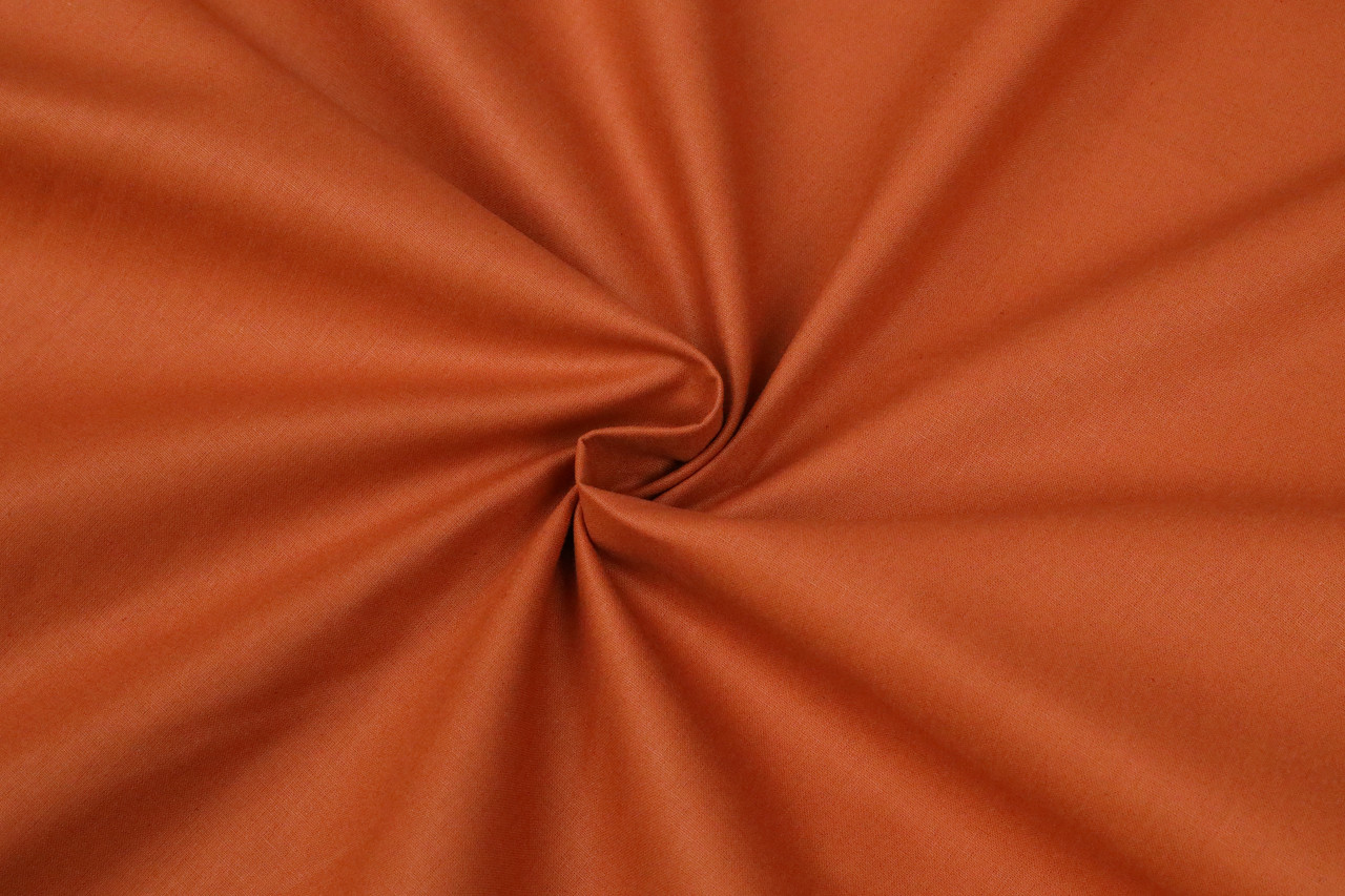 Ранфорс Рудий теракотовий, ширина 240 см, Туреччина