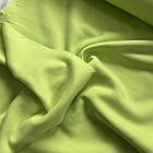 Тринитка начіс, колір лайм, щільність 340 г/м, фото 2