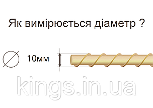 Опора для рослин PLUS Ø 10 (2 ребра) мм ТУ, фото 2
