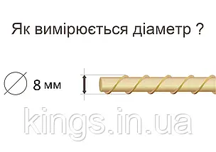 Дуги для парників (теплиць)  Ø 8 мм "ЕКО" Kings, фото 3