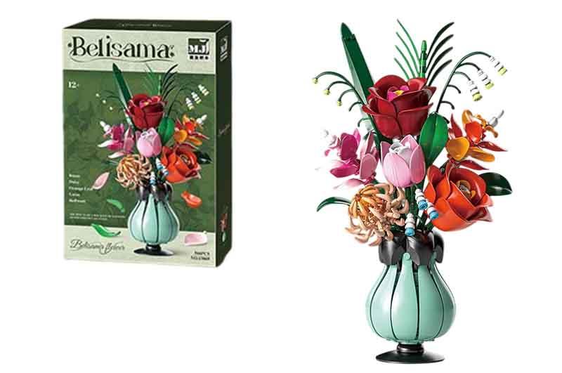 Конструктор букет квіти у вазі 566 деталей 13069