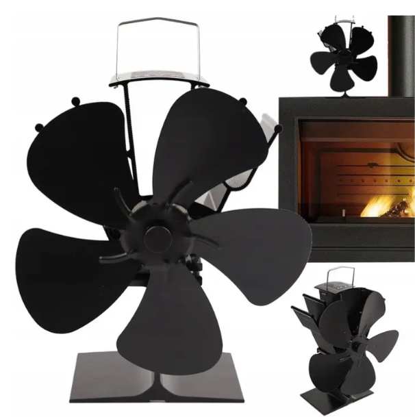 Тепловентилятор камінний Kaminer 9596 (26206) Вентилятор печі Вентилятор для дров Ековентилятори для дров'яних печей, фото 1