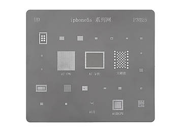 BGA шаблони  пластина з трафаретами 25 шт. в 1 для реболлінгу Apple Iphone 5S (P3025)