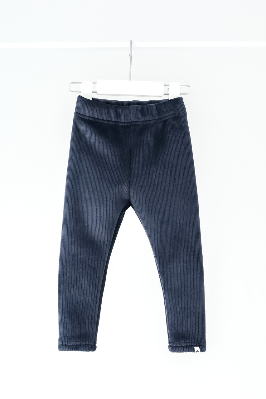 Велюрові лосини на флісі "Louise", Графітові, фото 1