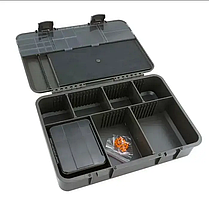 Коробка LOKBOX MEDIUM BOX Combi Rig Safe для коропових аксесуарів  + поводочниця tackle safe box 29 х 20 х 7,5 см, фото 2