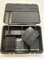 Коробка LOKBOX MEDIUM BOX Combi Rig Safe для коропових аксесуарів  + поводочниця tackle safe box 29 х 20 х 7,5 см, фото 5