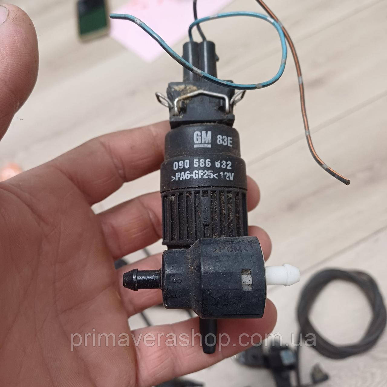 Оригінаьний Моторчик бачка омивача 2 виходи, фото 1