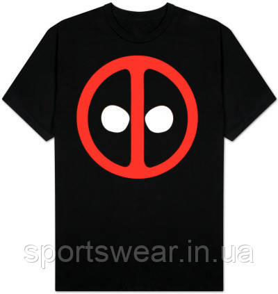 Чоловіча чорна Футболка Deadpool icon "" В стилі Marvel ""