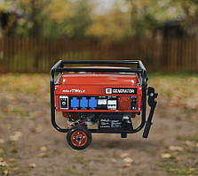 Генератор бензиновий 5500 Вт KraftWele KW-6500 3F Електростартер 3-фазний